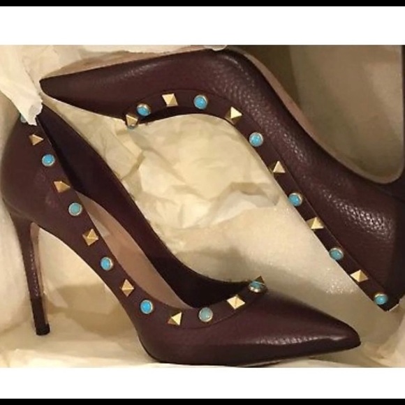 New Rockstud Rolling' Pump VALENTINO 7.5 - Picture 9 of 14
